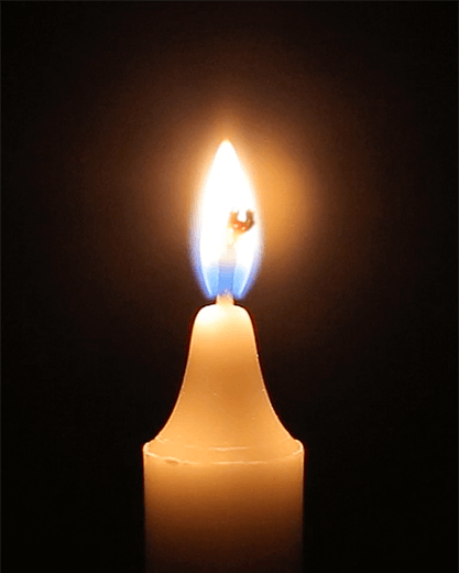 Kelly lit a candle for Alana Lufkin